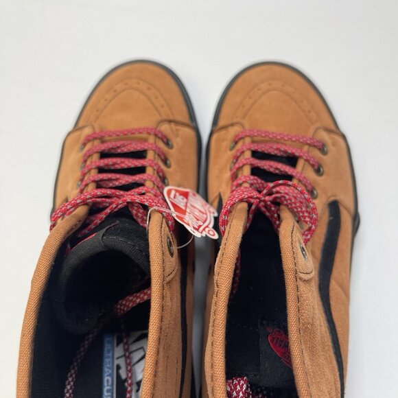 Vans Unisex Sk8-Hi Sentry Hiker Brown Black Suede Trainers Shoes Mid-Top Men 8.5 - Picture 9 of 15